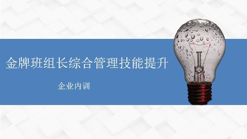 李明仿《金牌班組長(zhǎng)綜合管理技能提升》