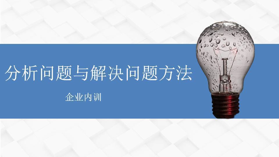 閻金岱《分析問題與解決問題方法》